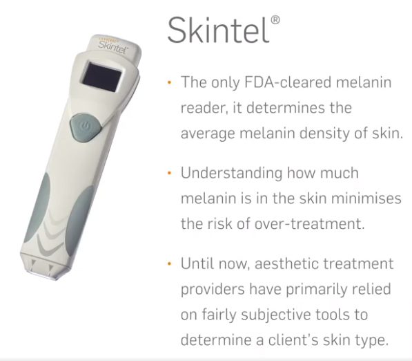 laser hair removal with skintel technology